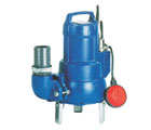 Vertical submersible waste water pump